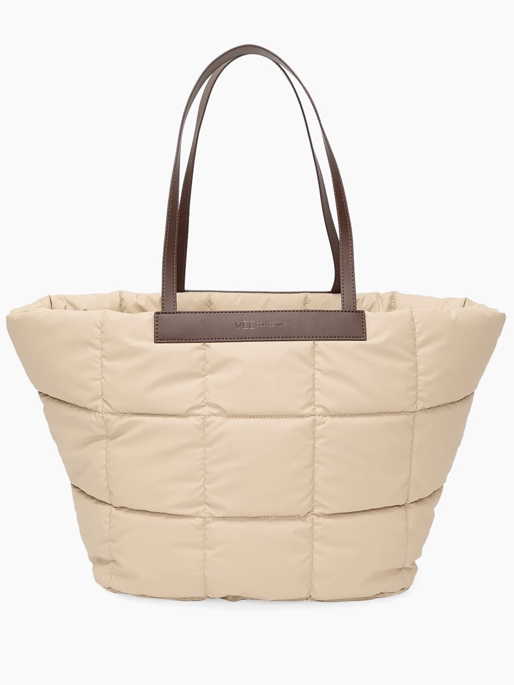 NEW VEE COLLECTIVE PORTER BASQUE TOTE TAN/BROWN
